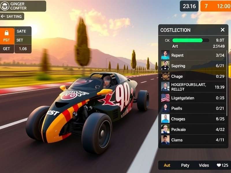 Ginger Speed Demon vehicle customization screen
